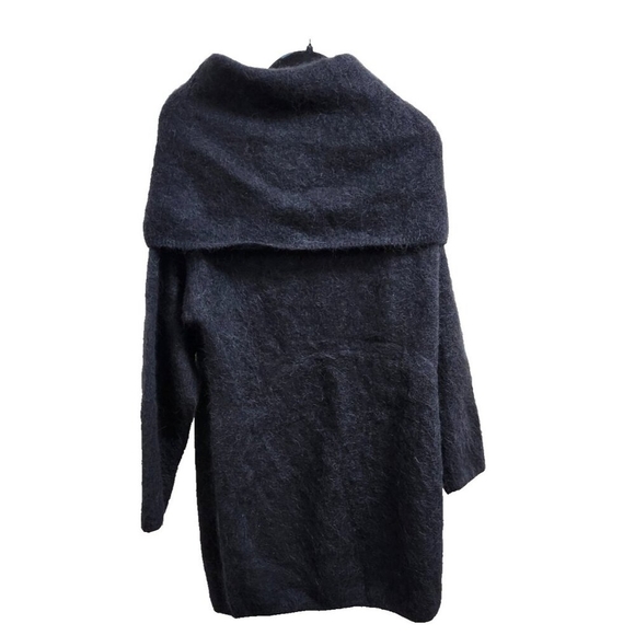 Banana Republic Alpaca Blend Cowl Neck Sweater Dress Black Women’s M Soft Cozy - Picture 4 of 14